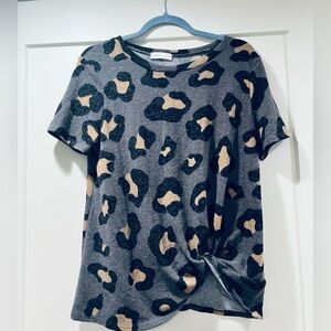 Boutique Leopard Sweater Large